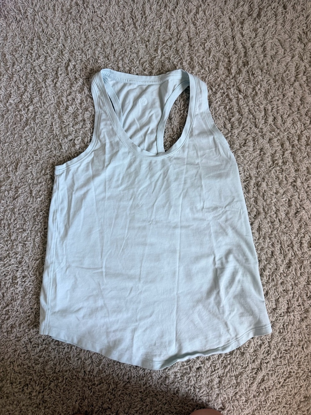 lululemon athletica Pale Blue Racerback Tank